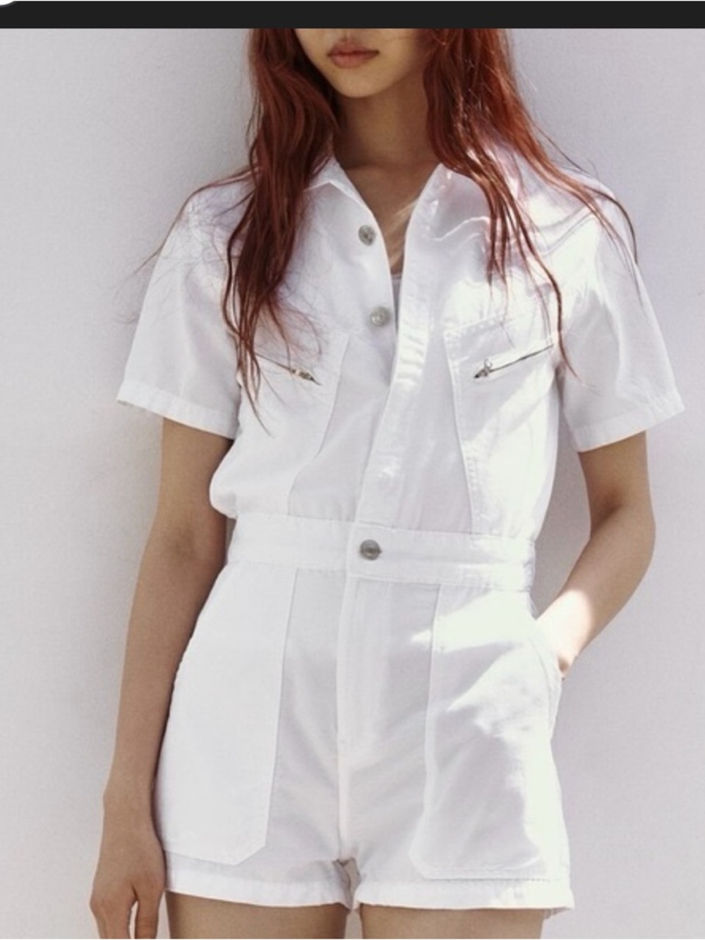 Zara white romper